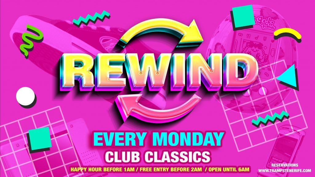 rewind club classics tramps tenerife events veronicas strip